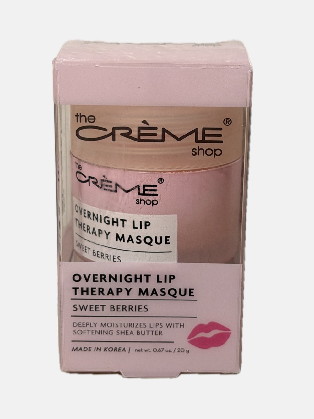 The Crème Shop Overnight Lip Therapy Masque - Sweet Berries (Pink)